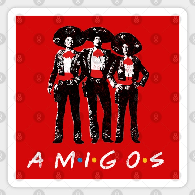 Amigos - Three Amigos Sticker by BodinStreet